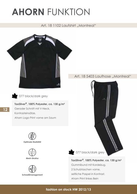SPORTSWEAR FOR MEN - Ahorn Sportswear