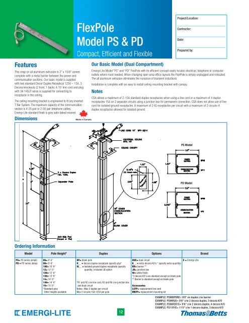 Emergi-Lite New Products Catalogue