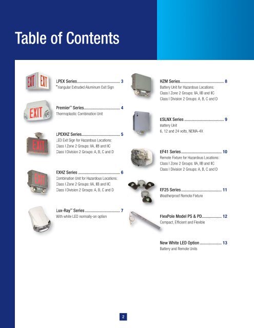 Emergi-Lite New Products Catalogue