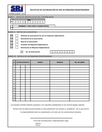 Formulario 331 Junio -06