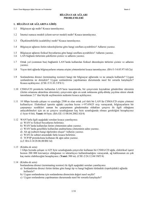 problemler problemler