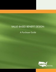 Value-Based Benefit Design: A Purchaser Guide - University of ...