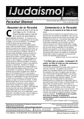 Parashat Shemot