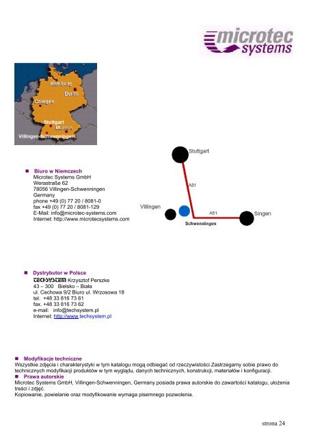 Katalog wszystkich urządzeń Microtec Systems - techsystem