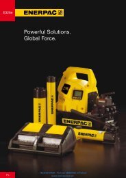 Katalog narzędzi hydraulicznych ENERPAC (e326) - techsystem