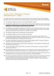 Tensar TriAx® Stabilisation Geogrid