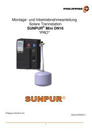 mungen Trennstation SUNPUR Mini DN16