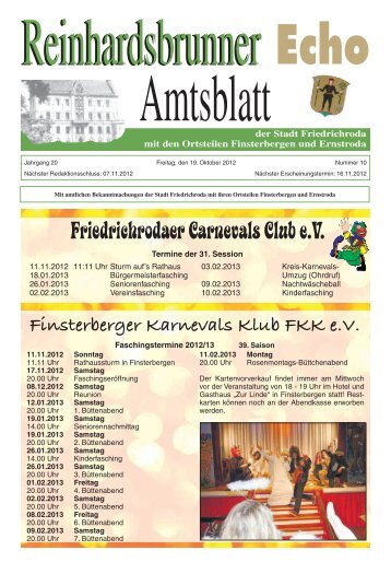 Finsterberger Karnevals Klub FKK eV -  Friedrichroda