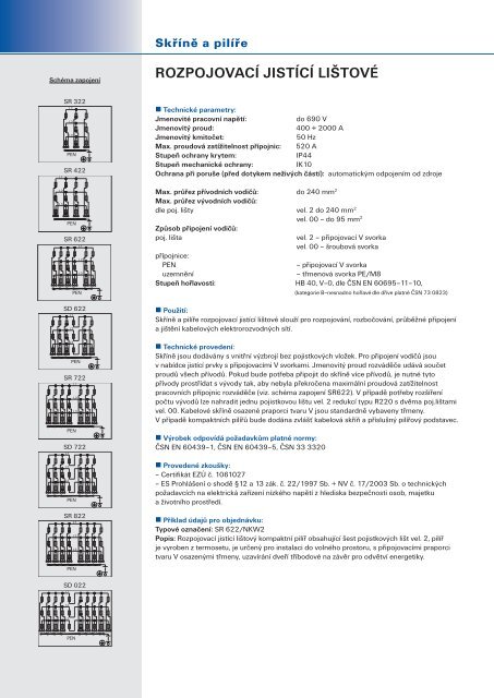 TECHNICKÃ KATALOG VÃROBKÅ® - DCK Holoubkov Bohemia as