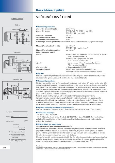 TECHNICKÃ KATALOG VÃROBKÅ® - DCK Holoubkov Bohemia as