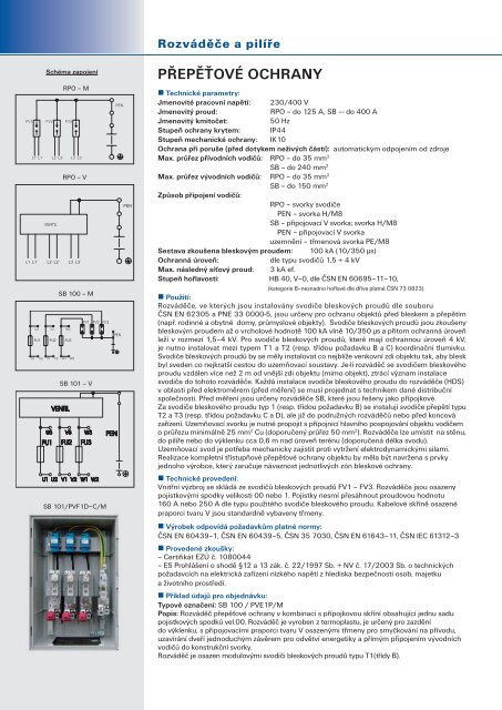 TECHNICKÃ KATALOG VÃROBKÅ® - DCK Holoubkov Bohemia as