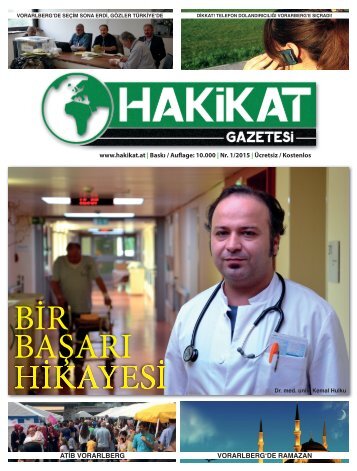 Hakikat Gazetesi Sayı 1