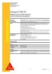 Sikagard 62 Color Chart