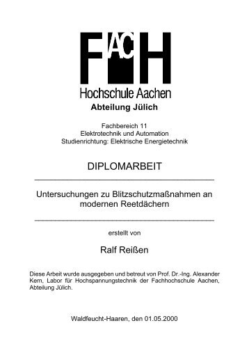 Text der Diplomarbeit - Hiss Reet