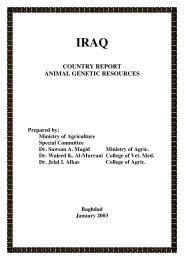 COUNTRY REPORT ANIMAL GENETIC RESOURCES - FAO.org