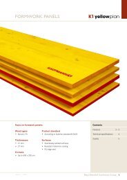 K1yellowplan FORMWORK PANELS