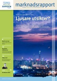 Marknadsrapport 2 - SKAGEN Fonder