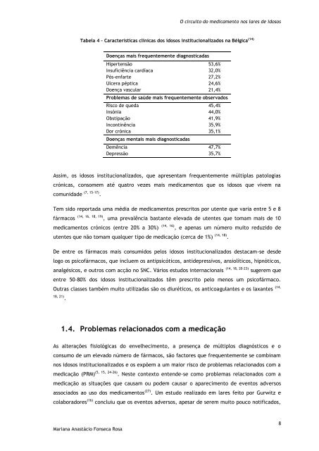 O circuito do medicamento nos lares de idosos - Ubi Thesis