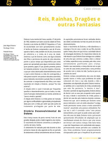 Reis, Rainhas, DragÃµes e outras Fantasias - SaÃºde Mental