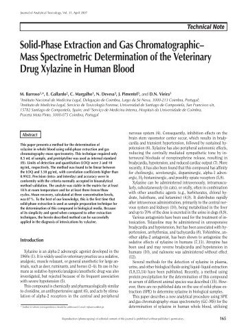 Solid-Phase Extraction and Gas Chromatographic ... - Ubi Thesis