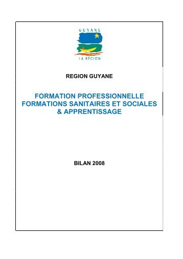 Bilan Régional 2008 de la Formation - Région Guyane