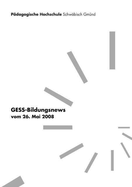 GESS-Bildungsnews