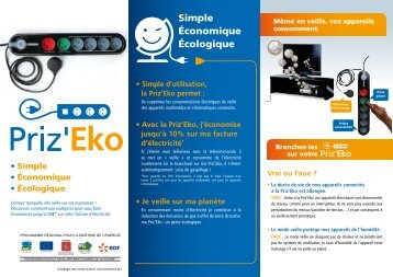 Priz'Eko, multiprise à économie d'énergie