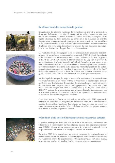 Rapport d'activitÃ© 2009 - Fondation Internationale du Banc d'Arguin