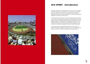 ACO SPORT J Introduction