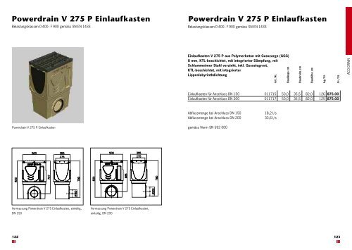 Multiline V 100 Drainlock Roste