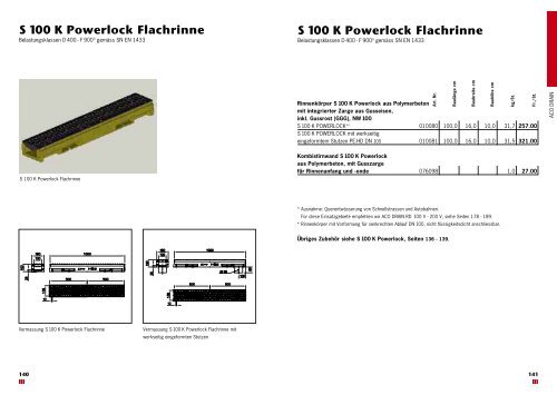 Multiline V 100 Drainlock Roste