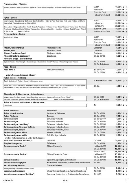 Preisliste 2012.indd