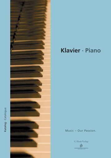 Klavier Â· Piano - Henle Verlag