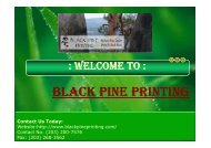 BLACK PINE PRINTING