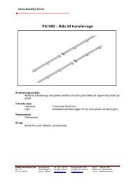 PA1500 â RÃ¤ls till transfervagn - Idema Industriteknik AB