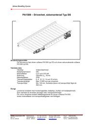 Drivenhet, sidmonterad - Idema Industriteknik AB