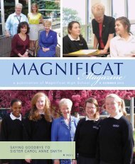 Magnificat Magazine–Summer 2013 - Magnificat High School