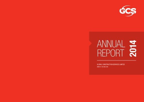 GCS ANNUAL REPORT 2014