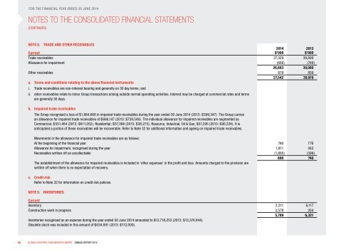 GCS ANNUAL REPORT 2014