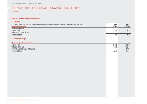 GCS ANNUAL REPORT 2014