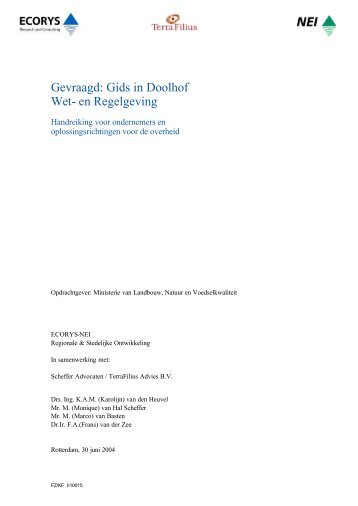 Deel 2. Gids in het doolhof - Netwerk Agrologistiek