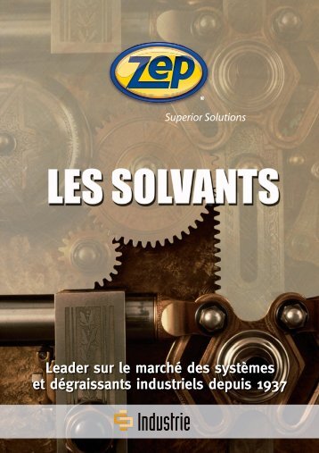 Les solvants - zepindustries.eu