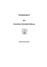 regenerative Energieanlagen in HU - Gemeinde Henstedt-Ulzburg
