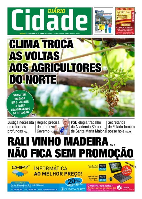 CLIMA TROCA AS VOLTAS AOS AGRICULTORES ... - Cidade NET