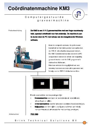 Folder KM3 Algemeen - Brink Techniek