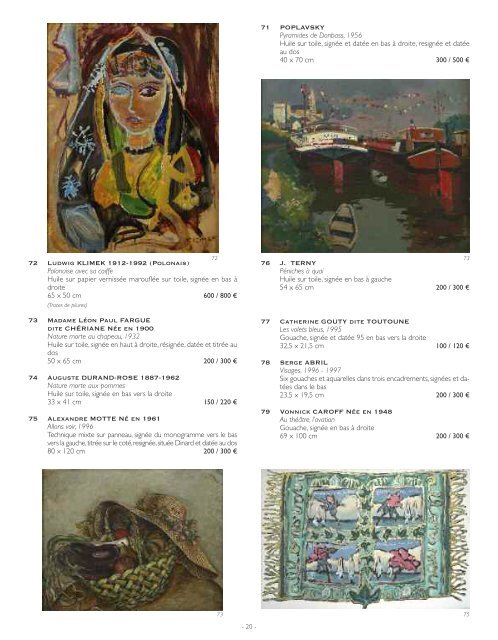 Catalogue en PDF - Doutrebente