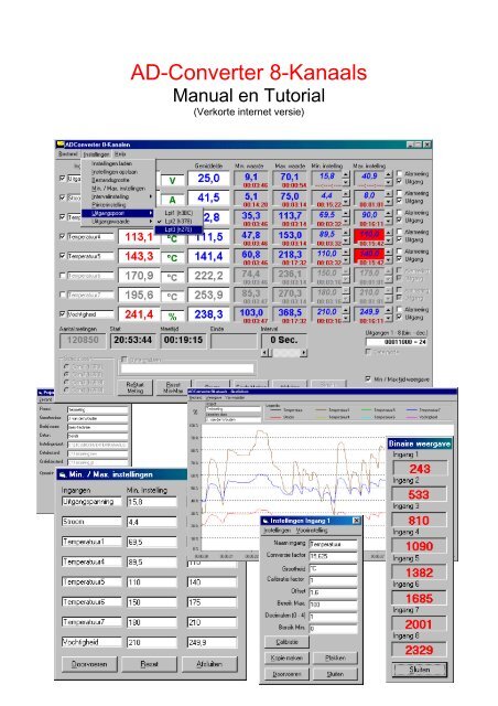 Handleiding Datalogger spanning/stroom - Brink Techniek
