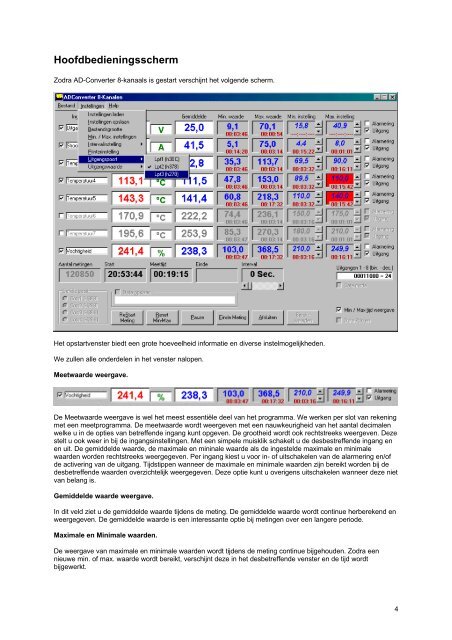 Handleiding Datalogger spanning/stroom - Brink Techniek