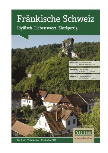 Fränkische Schweiz - Verlagsbeilagen des Nordbayerischen Kurier ...