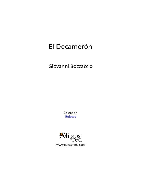 El Decameron.indd - nocookie.net